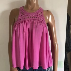 Extremely cute Spring/Summer top. Large. Lace. NWOT